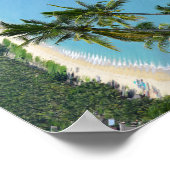 長いビーチでサンビセンテパラワンのフィリピン ポスター (角)