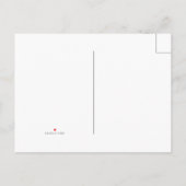 長いビーチ州ロゴ インビテーションポストカード (裏面)