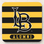 長いビーチ州同窓生ストライプたち コースター (正面)