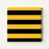 長いビーチ州同窓生ストライプたち ノートブック (裏面)