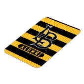 長いビーチ州同窓生ストライプたち マグネット (左側)