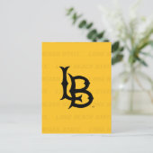 長いビーチ州透かし インビテーションポストカード (スタンド正面)