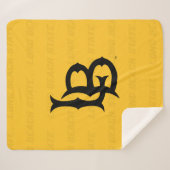 長いビーチ州透かし シェルパブランケット (正面(横))