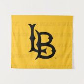 長いビーチ州透かし タペストリー (正面(横))