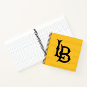 長いビーチ州透かし ノートブック (内部)