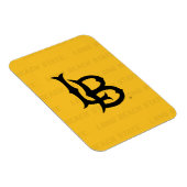 長いビーチ州透かし マグネット (右側)