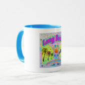 長いビーチ落ち着いた欲望マグ マグカップ (正面左)