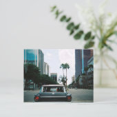 長いビーチ ポストカード (スタンド正面)