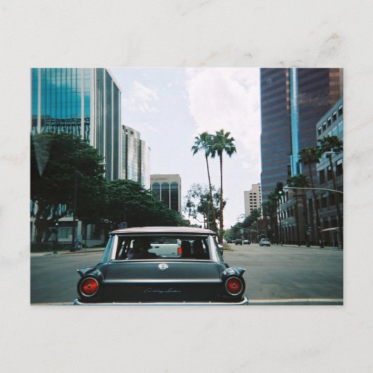 長いビーチ ポストカード (正面)