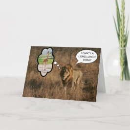 長いファンシー昼食を取った カード