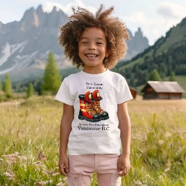 長いユニーク一日の後で休んでいる消防士のブーツ Tシャツ