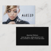 長いラッシュ化粧アーティスト化粧品カード 名刺 (正面/裏面)
