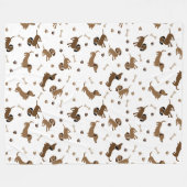 長い一日だったダシュント フリースブランケット (正面(横))