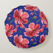 長い一日の後に疲れた脚を休める ラウンドクッション (裏面)