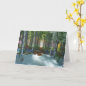 長い一日の歩くカード カード (黄色い花)