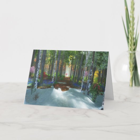 長い一日の歩くカード カード (正面)