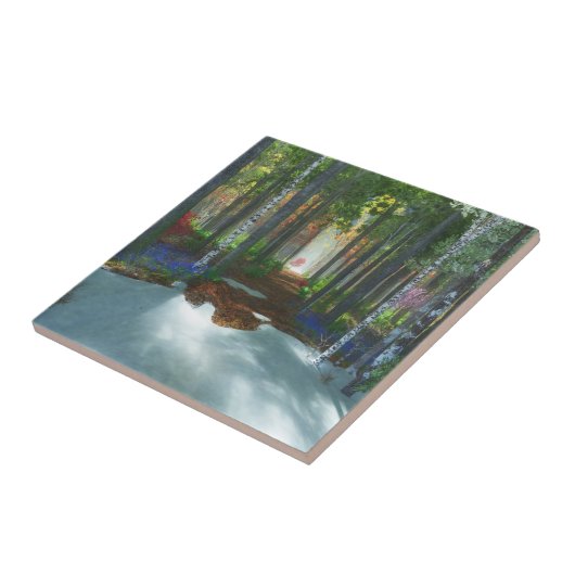 長い一日の歩く装飾瓦/五徳 タイル (側面)