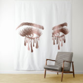 長い光と滴りで美しい目を作る タペストリー (インサイチュ)