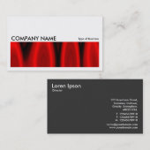 長い写真010 – 炎のホール 名刺 (正面/裏面)