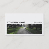 長い写真0166 – 公園のパス 名刺 (正面)