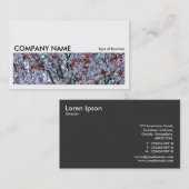 長い写真0168 -さくらんぼの花 名刺 (正面/裏面)