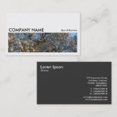 長い写真0171 – 花の中のマグノリアの木 名刺 (正面/裏面)