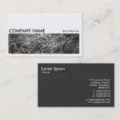 長い写真0180 – 花のマグノリアの木 名刺 (正面/裏面)