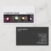 長い写真0185 – 劇場用スポットライト 名刺 (正面/裏面)