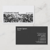 長い写真0186 -抽象芸術モザイク 名刺 (正面/裏面)