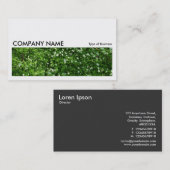 長い写真0209 – ウッドランドの花 名刺 (正面/裏面)