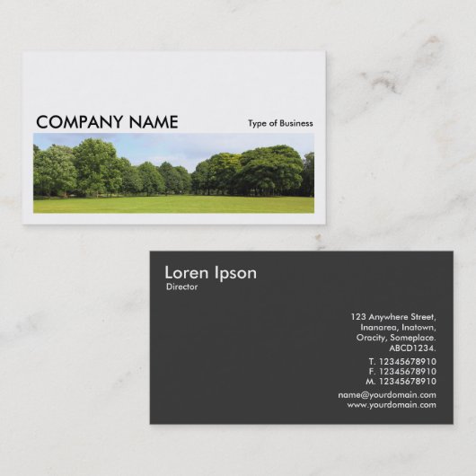 長い写真0211 -遊のフィールド 名刺 (正面/裏面)