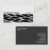 長い写真0216 -抽象芸術 名刺 (正面/裏面)