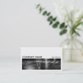 長い写真0258 – ウェット秋の道路の夜 名刺 (スタンド正面)