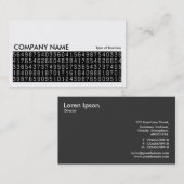 長い写真0268 – 乱数 名刺 (正面/裏面)