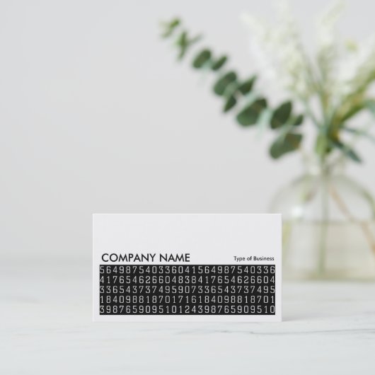 長い写真0268 – 乱数 名刺 (スタンド正面)