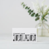 長い写真0269 -抽象芸術100624 名刺 (スタンド正面)