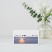 長い写真0269 – 日の出/日の入 名刺 (スタンド正面)