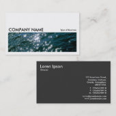 長い写真047 -きらめく水 名刺 (正面/裏面)