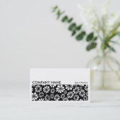 長い写真061 - B&Wフローラ 名刺 (スタンド正面)