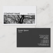 長い写真064 – 高コントラストツリー 名刺 (正面/裏面)