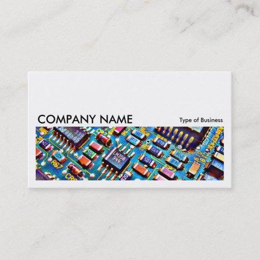 長い写真096 – 美しい回路 名刺 (正面)