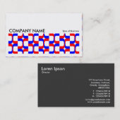 長い写真 – 幾何学模様020614a 名刺 (正面/裏面)