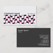 長い写真 – 幾何学模様020614f 名刺 (正面/裏面)