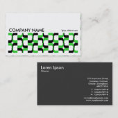 長い写真 – 幾何学模様020614g 名刺 (正面/裏面)