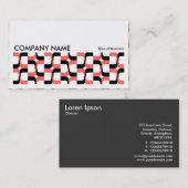 長い写真 – 幾何学模様020614i 名刺 (正面/裏面)