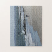 長い冬がビーチを歩く ジグソーパズル (縦)