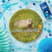 長い冬プレート ペーパープレート (パーティー)