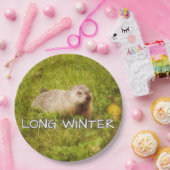 長い冬プレート ペーパープレート (パーティー)