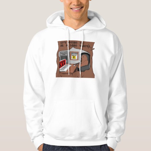 長い冬 パーカ (正面)