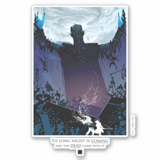 長い夜来は シール (正面)